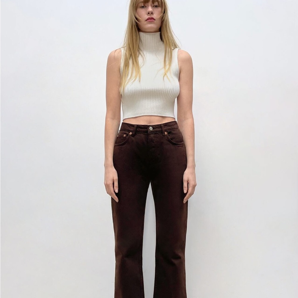 Zara Ribbed Knit Top - Picture 3 of 4